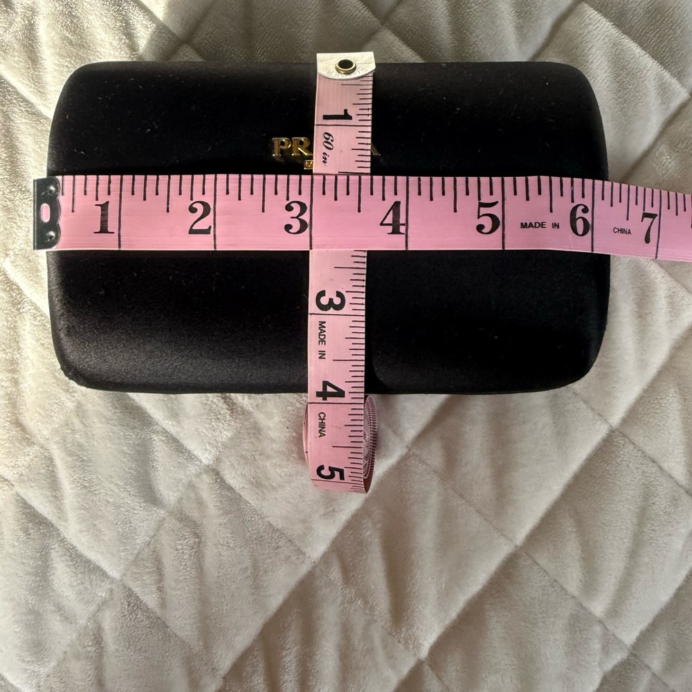 🖤Prada Satin Black Clutch 🖤 - Picture 15 of 16